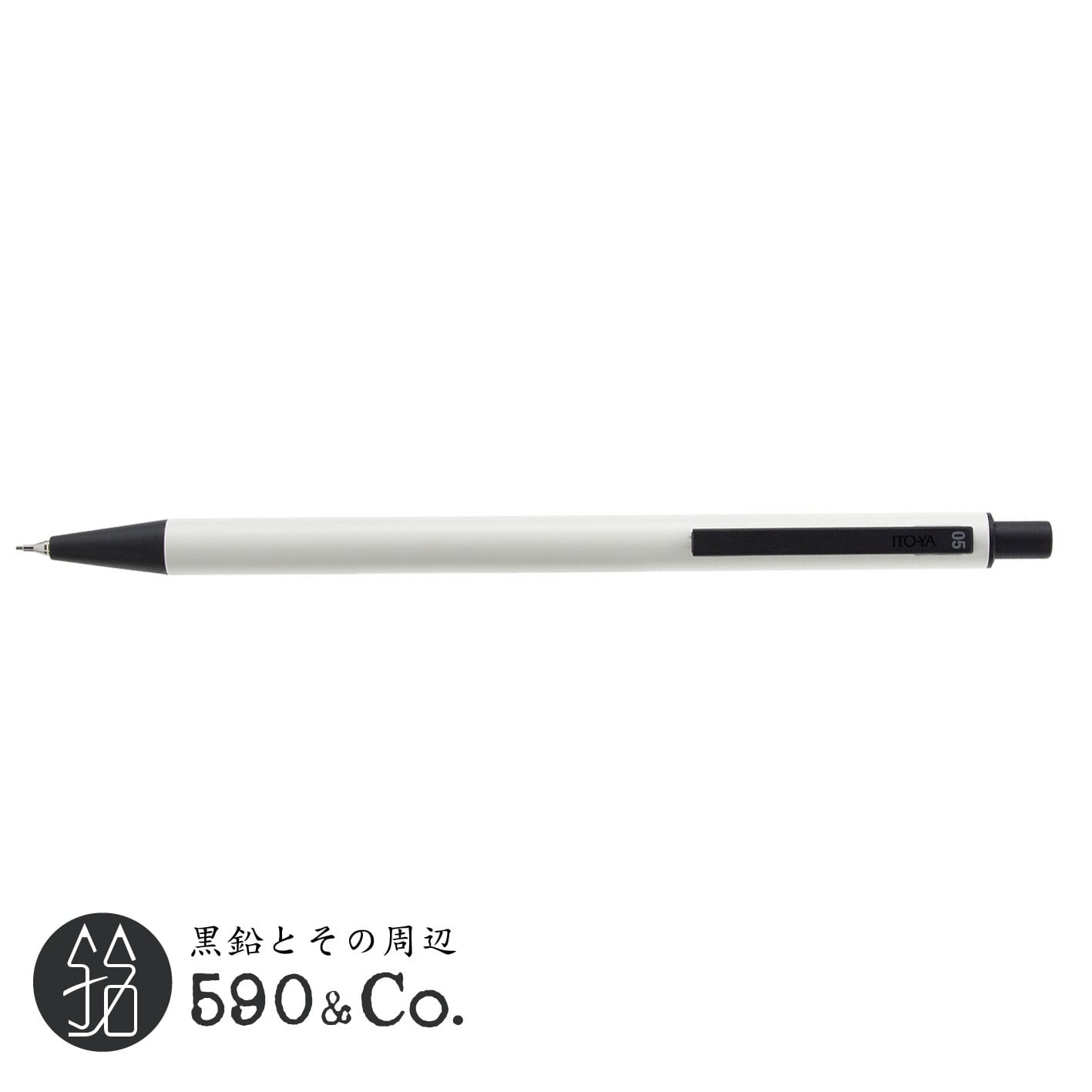 ITO-YA/伊東屋】Helvetica　(ホワイト)　シャープペン　590Co.