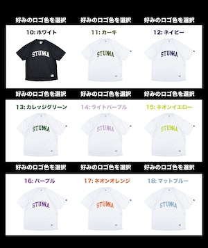 Block logo mesh shorts : マットオレンジ