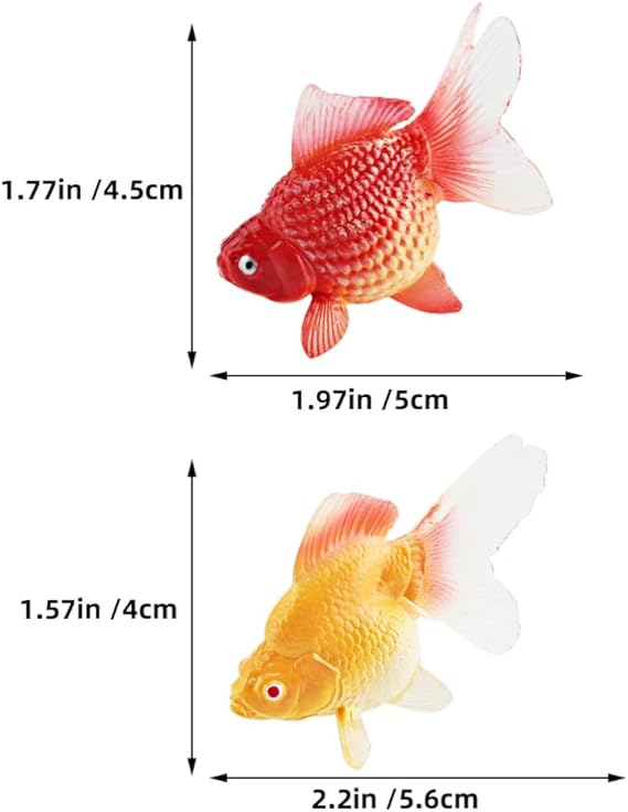 SUPVOX 金魚フィギュア 金魚 動物モデル リ 水槽 飾り プラスチック製