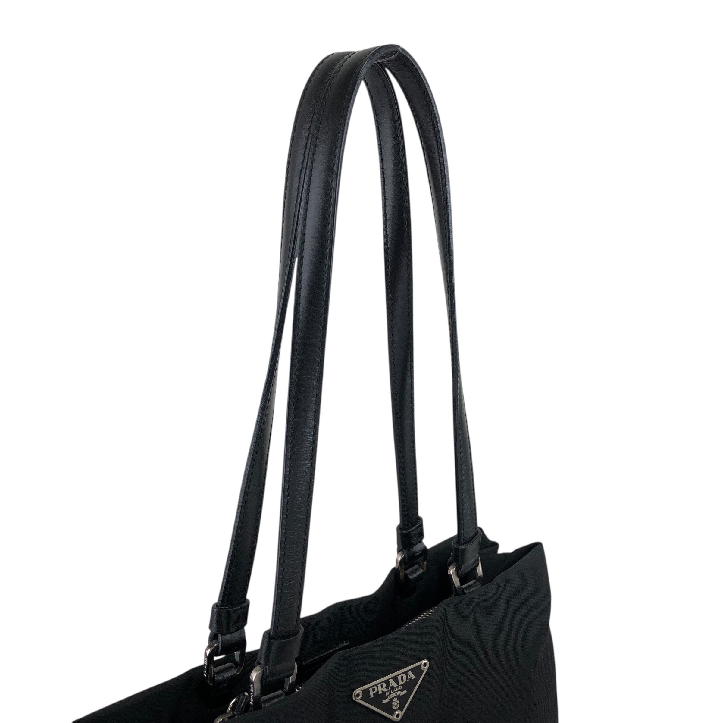 PRADA プラダ トートバッグ ブラック トライアングルロゴ ナイロン