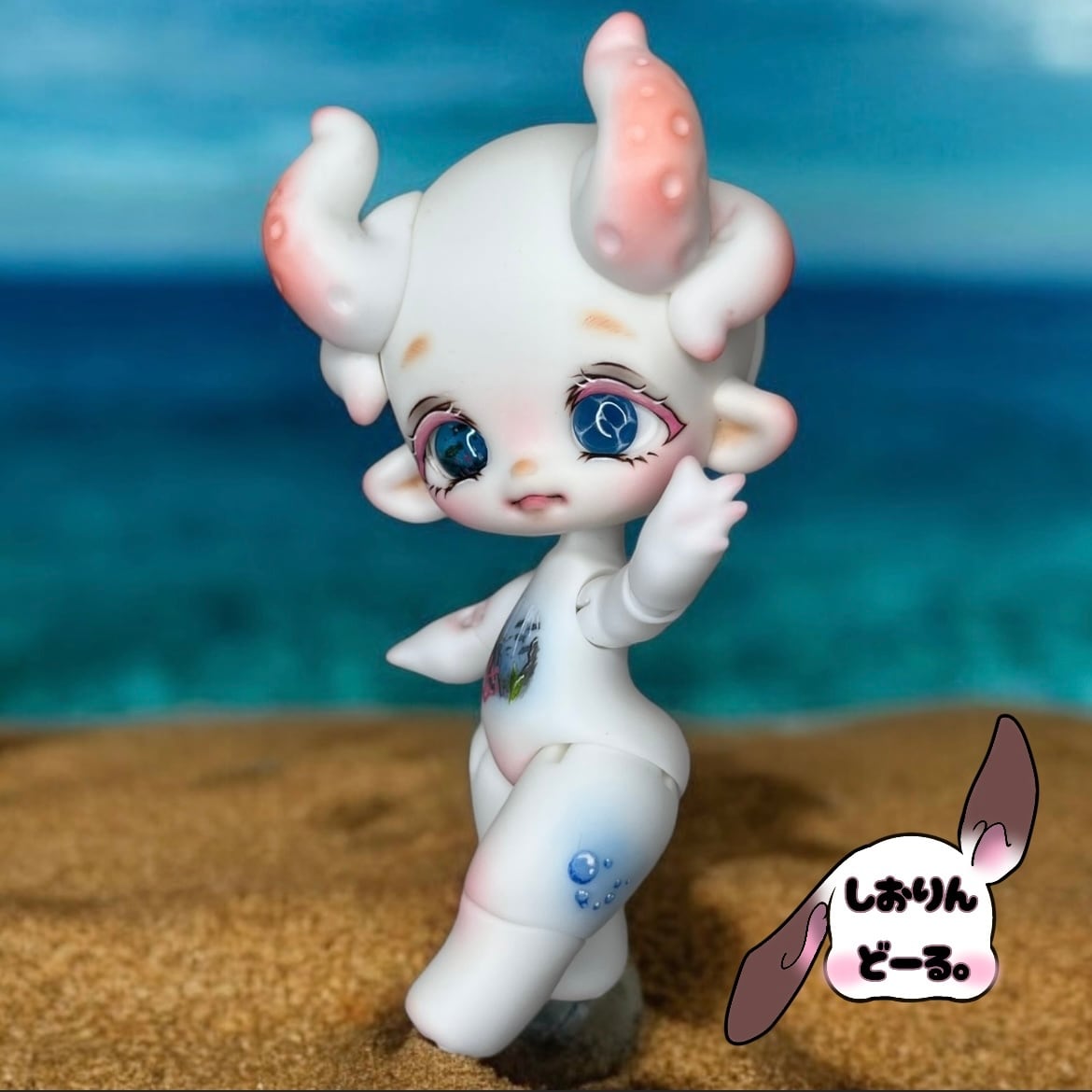 しおりんどーる。】海鮮わたあめ子犬わたあめ☆ぽてっとタコちゃん しおりんどーる。】海鮮わたあめ子犬わたあめ☆ぽてっとタコちゃん
