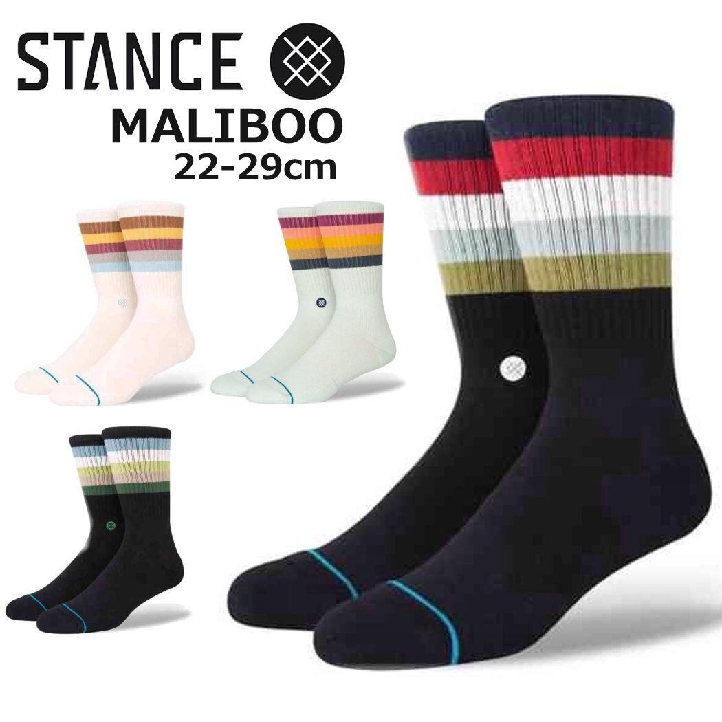 スタンス ソックス 靴下 Stance Socks MALIBOO メンズ 25.5-29cm ストリート スケートボード サーフィン スノーボード  | cutback powered by BASE