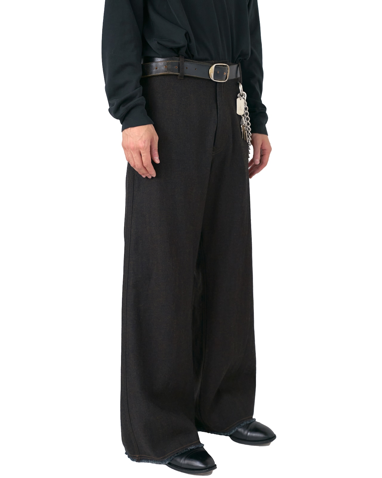 Nomàt "Straight PT C/W Denim〔Dark Brown〕"
