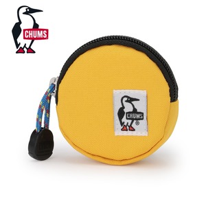 CHUMS チャムス リサイクルラウンドコインケース RENU® リサイクルポリエステル ミニ財布 小銭入れ スマートキーケース CH60-3573 YELLOW