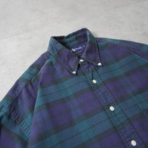 90s Ralph Lauren black watch shirt "The Big Oxford" [L] 古着