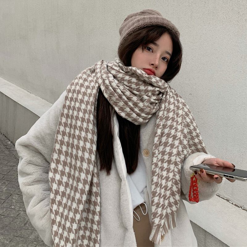 スタンダードスカーフ レディースウィンター レトロ 冬物 萌量不足55122965165