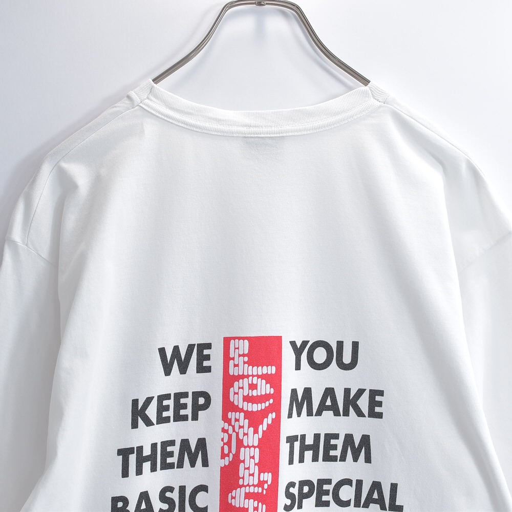 90s Levi's リーバイス アドバタイジング バックプリント 企業ロゴ Tシャツ プロモ キャンペーン ホワイト ヴィンテージ 広告 ビンテージ USA アメリカ古着 メンズLサイズ