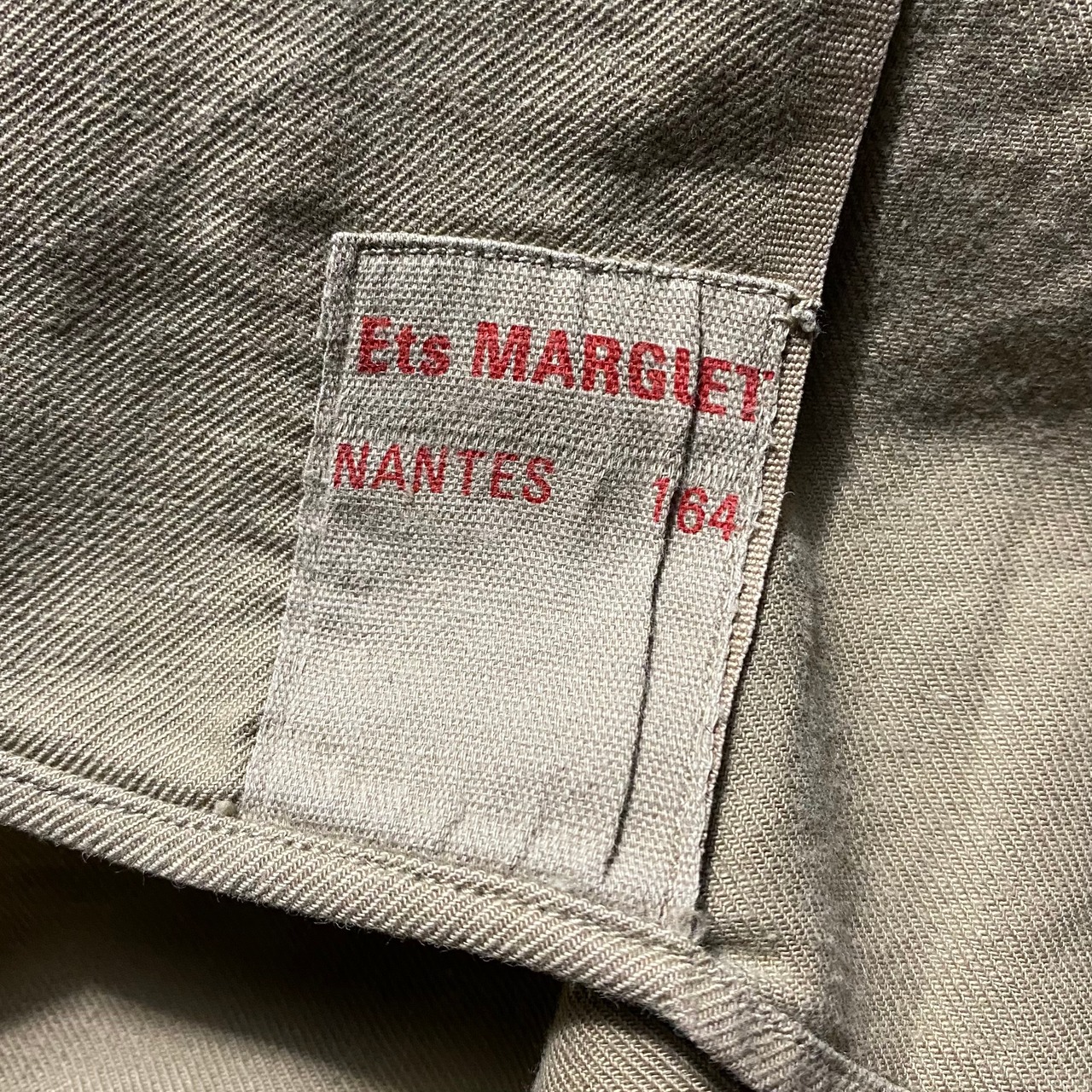 NOS vintage FRENCH ARMY chino shirt “M47”