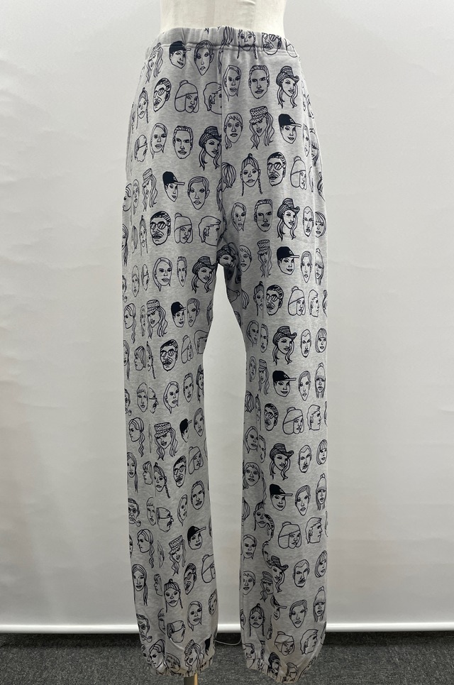 顔柄スウェットパンツ