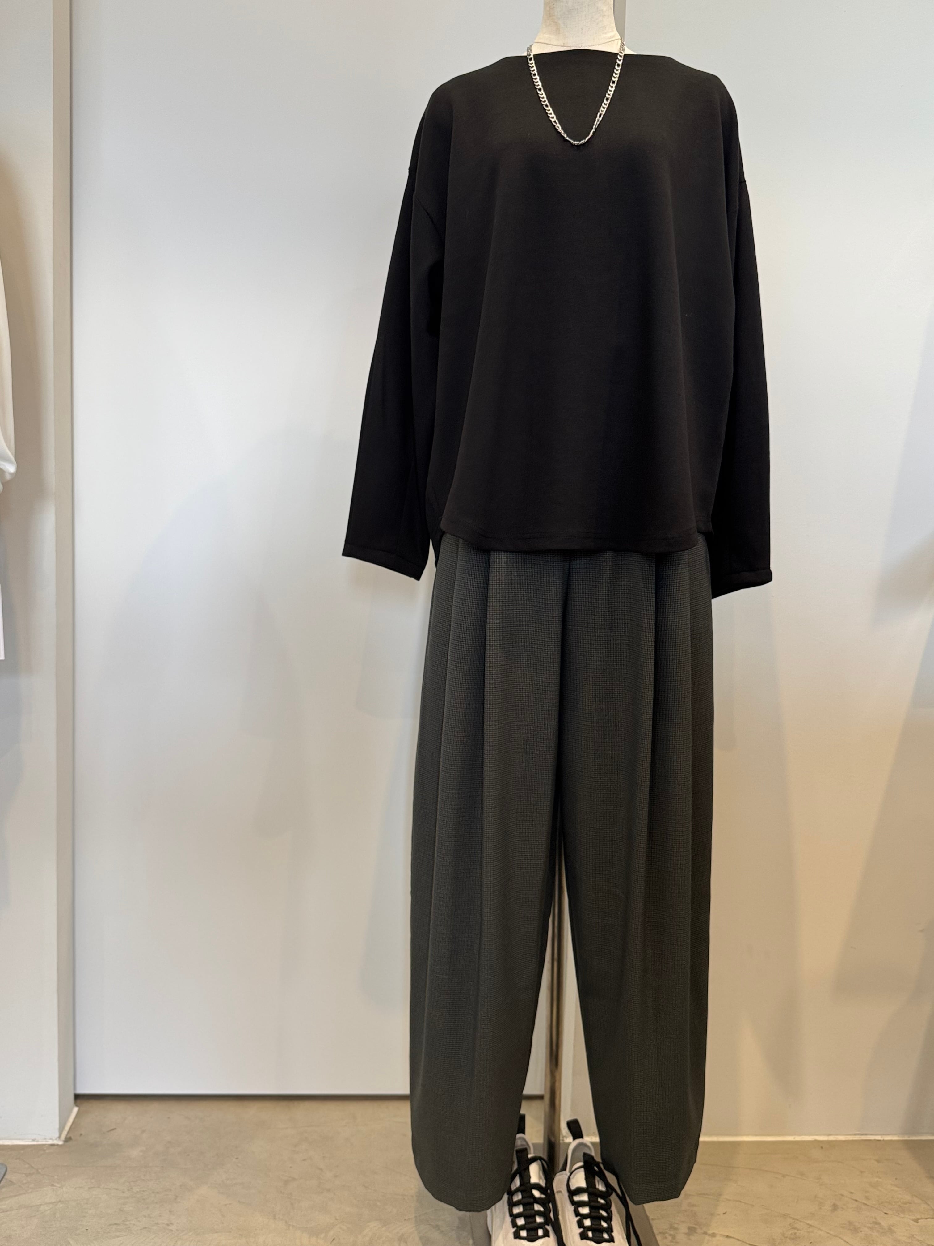 【SELECT】ダーツスリーブダンボールニットプルオーバー 45-0699