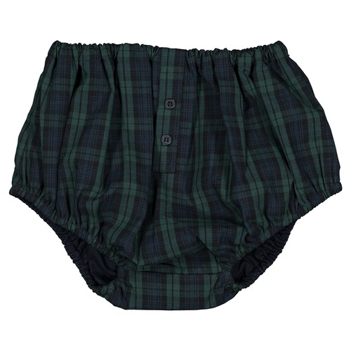 ご予約【MaisonMarelle】送料無料Bloomer CHAILLOT tartan green&blue