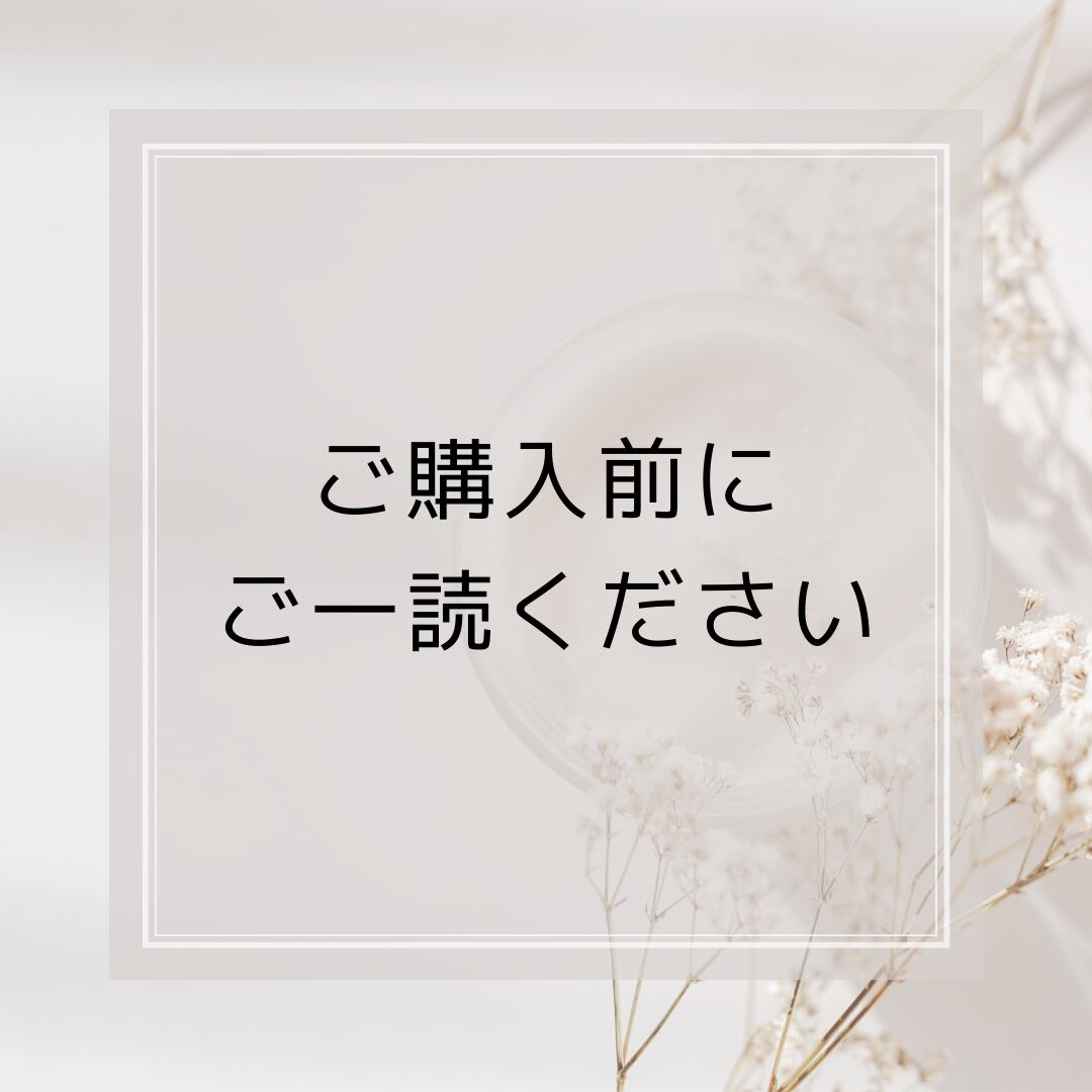 ✽ご購入前にご一読ください✽