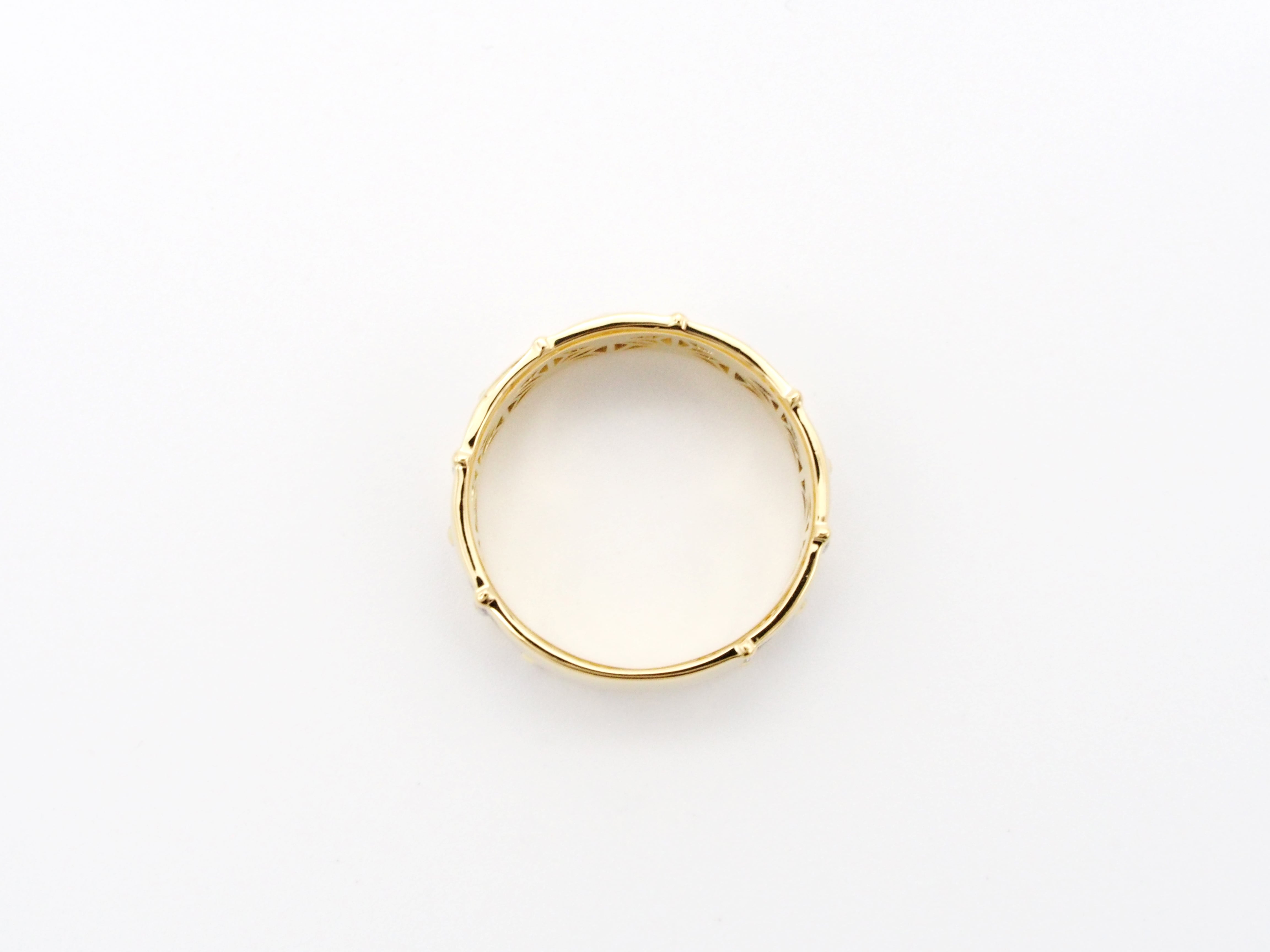 Japone. ASANOHA Ring K18YG (M)【麻の葉リング,K18イエロー Japone. ASANOHA Ring K18YG (M)【麻の葉リング,K18イエロー