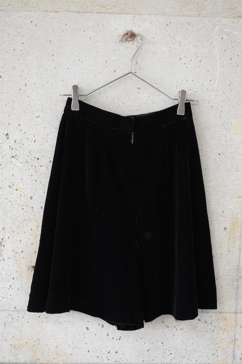 Velour culotte pants