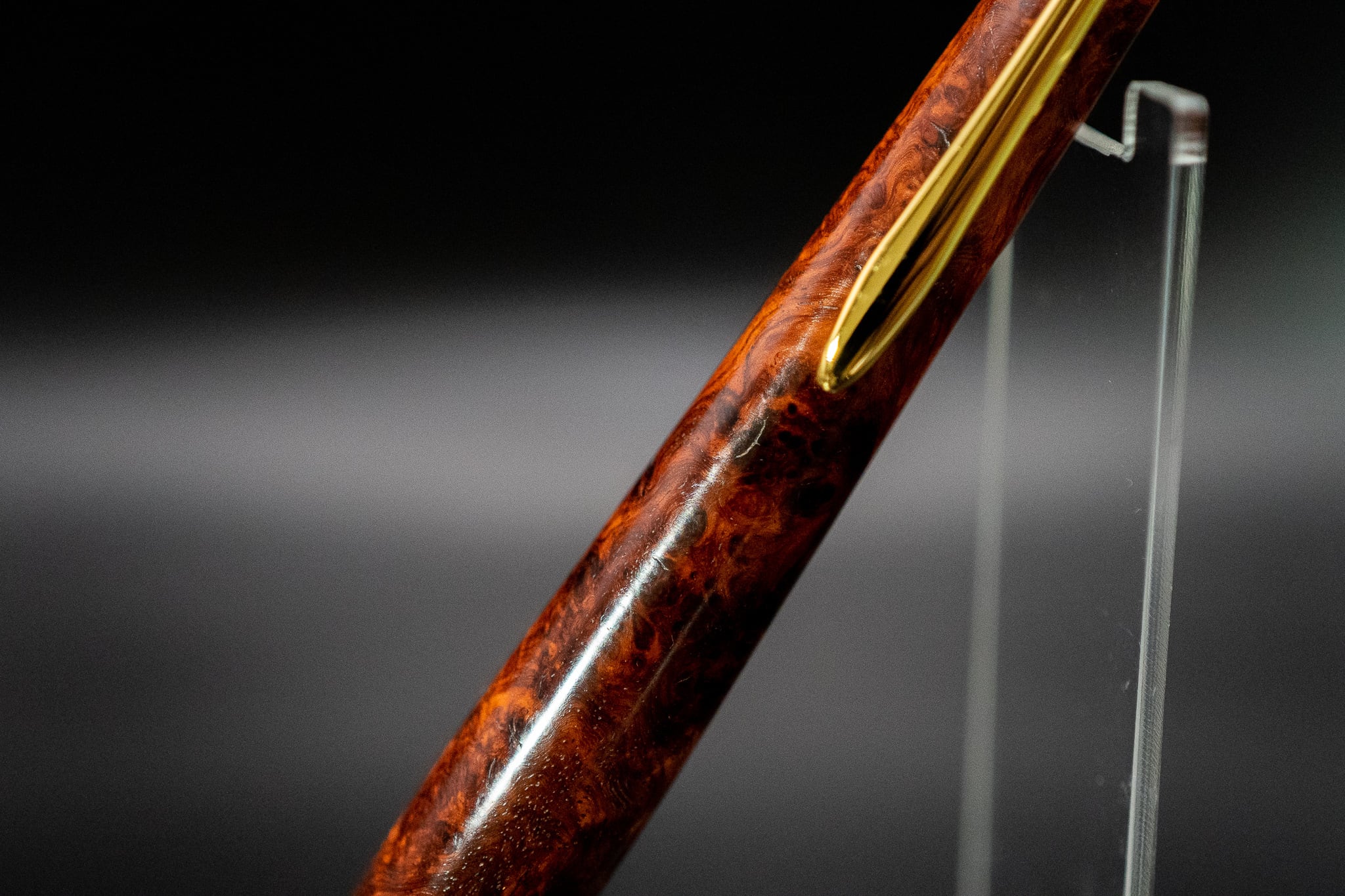 【朱色の銘木】 本花梨瘤杢極上 gold MP