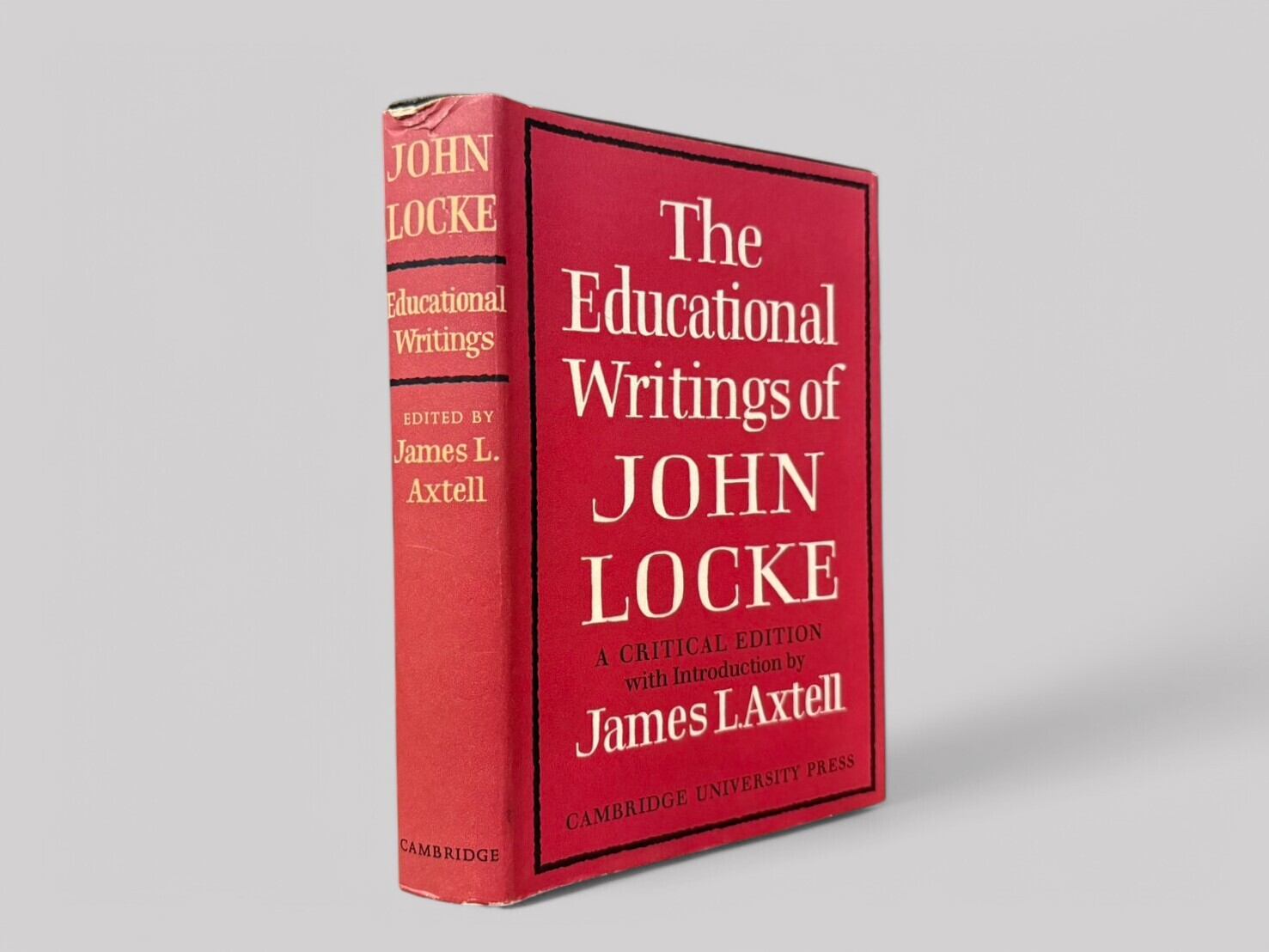【SFF076】The Educational Writings Of John Locke, A Critical Edition with introduction and notes by John William Adamson (1968) / John Locke