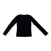 ETRO エトロ スパンコール Vネック レーヨン 長袖 Tシャツ ストレッチ カットソー サイズ 44 /ブラック/エトロファーイースト