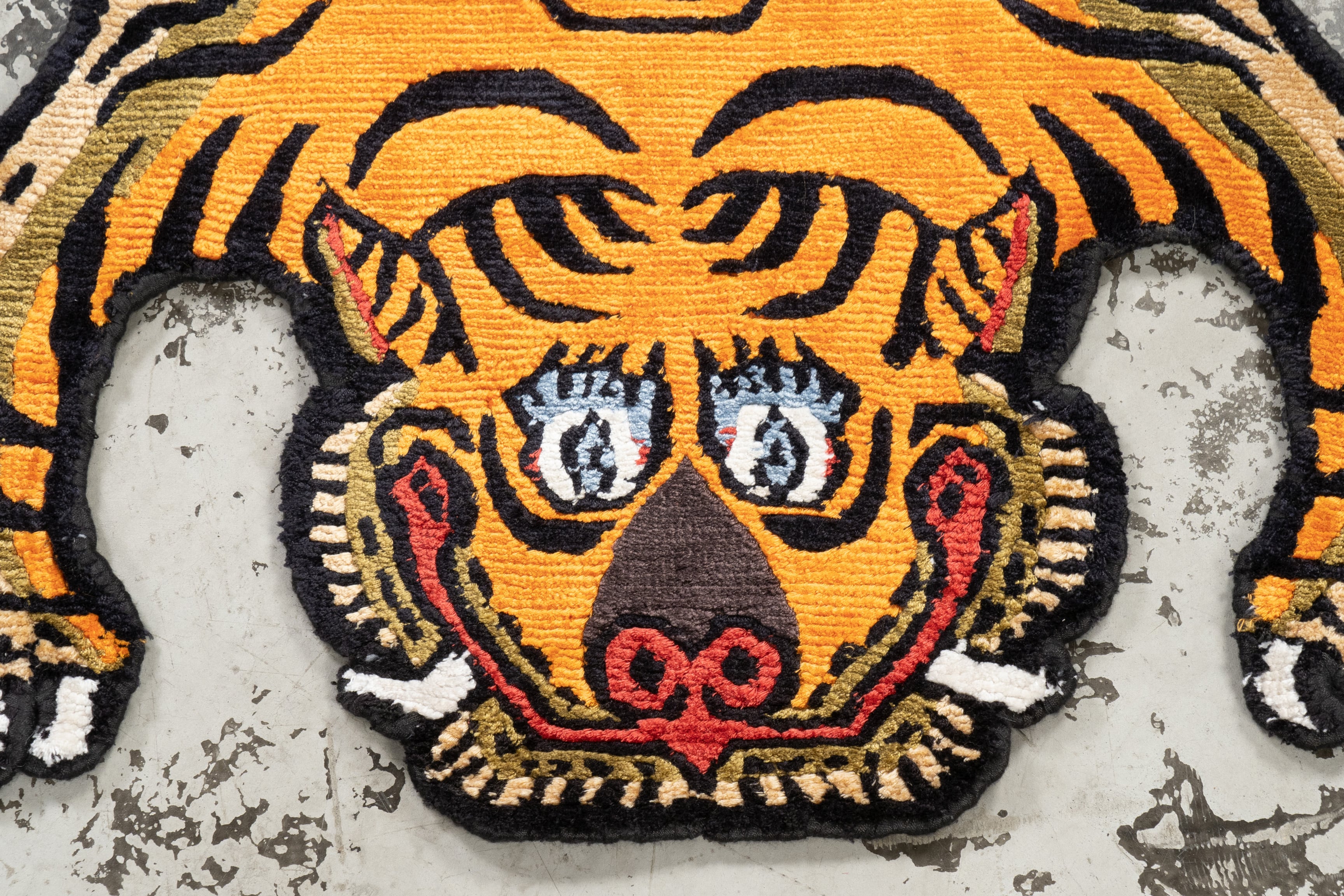 Tibetan Tiger Rug 《XSサイズ・シルク028》チベタンタイガーラグ