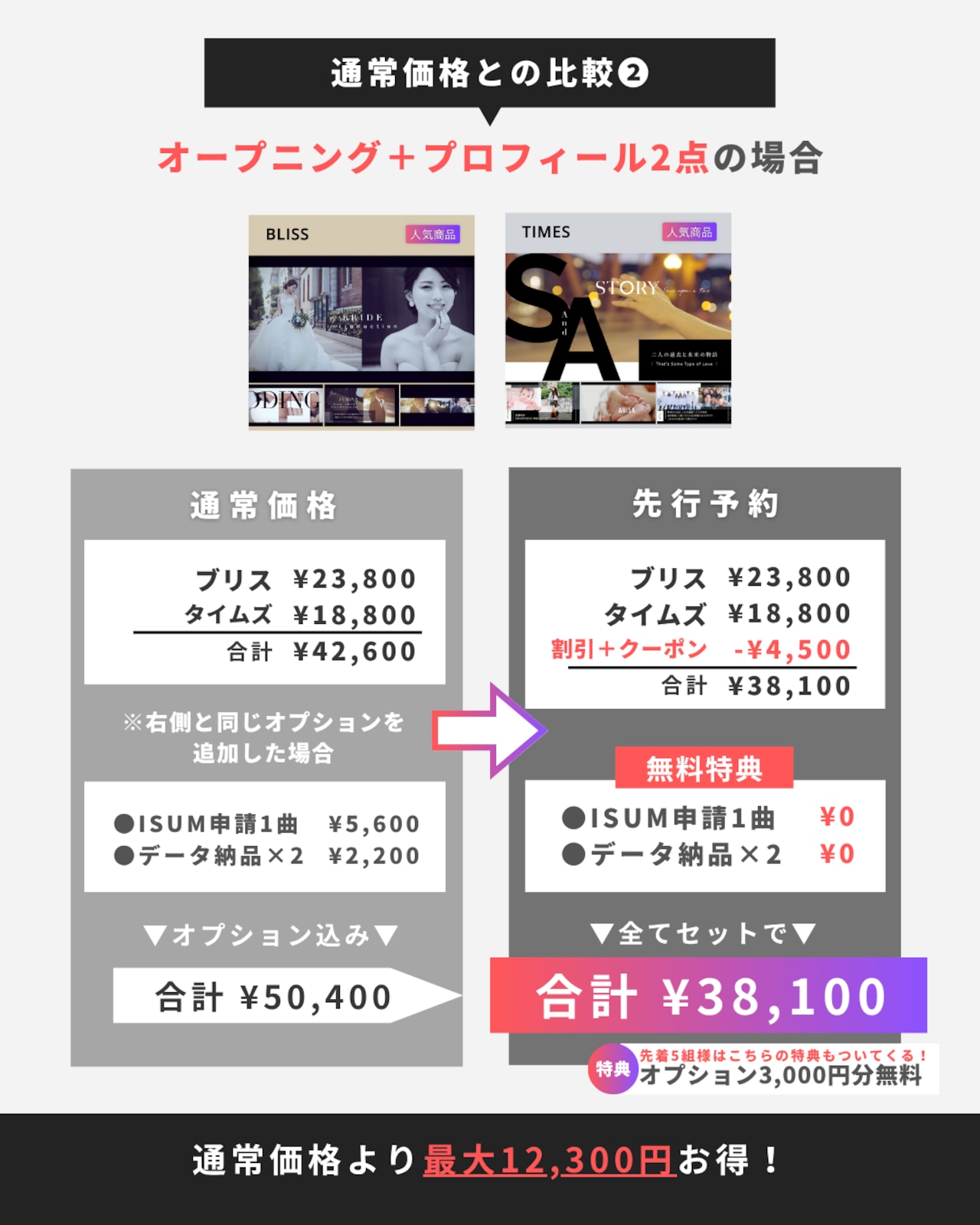 6/28(日)20時受付開始|6月先行予約|先着20組|8月9月10月挙式対象