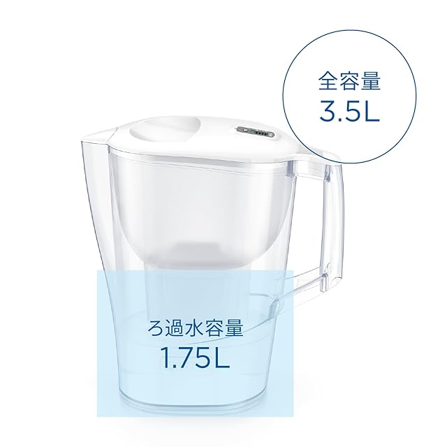 ブリタ 浄水器 ポット型 PFOS/PFOA除去試験済 ろ過水容量:1.75L(全容量