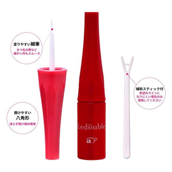 ルドゥーブル 4ml 二重 涙袋 ふたえまぶた 癖付け 皮膜式 皮膜
