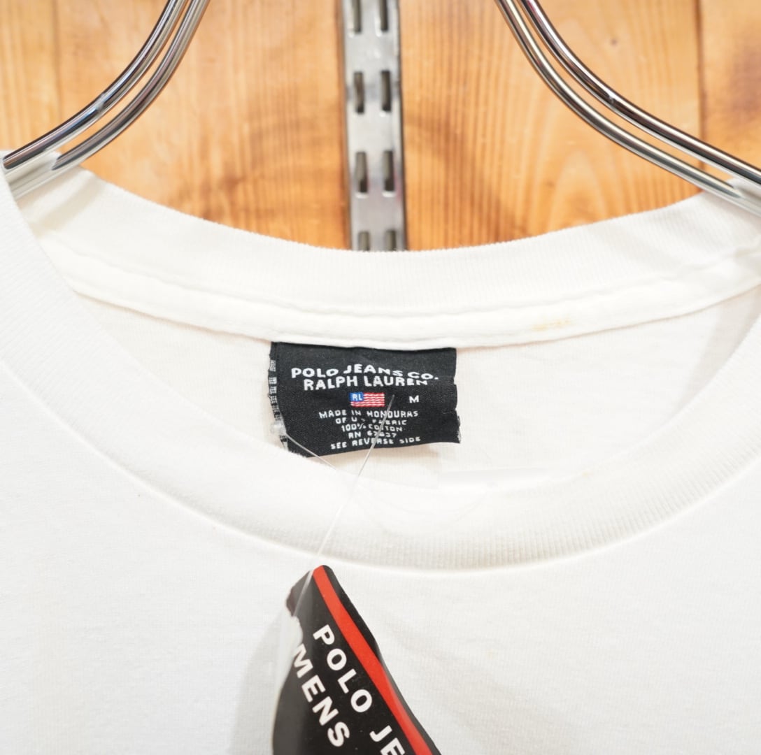 デッドストック 90s polo jeans Tシャツ M/ラルフローレン ポロ