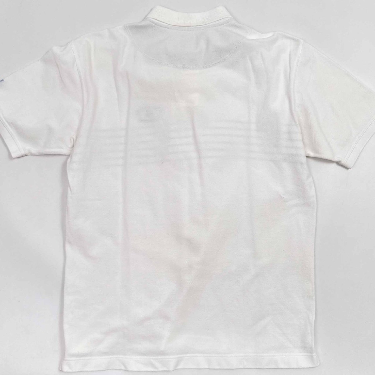 ゴルフ◆ZOY ゾーイ ロゴ刺繍 鹿の子 コットン 半袖 ポロシャツ サイズ 2 /メンズ/スポーツ/日本製/白/ホワイト