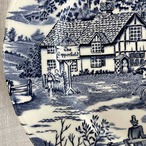 プレート　大皿　飾り皿　田舎風景　リュネビル　Luneville 12TWde5