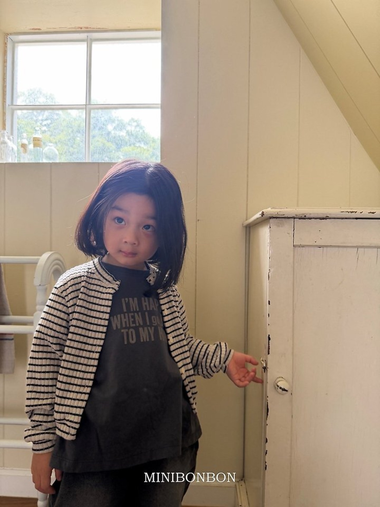 韓国子供服 / 26Autumn / 〖取寄〗minibonbon / 羽織りカーディガン / キッズ服 / ジュニア服 *XS~JL*