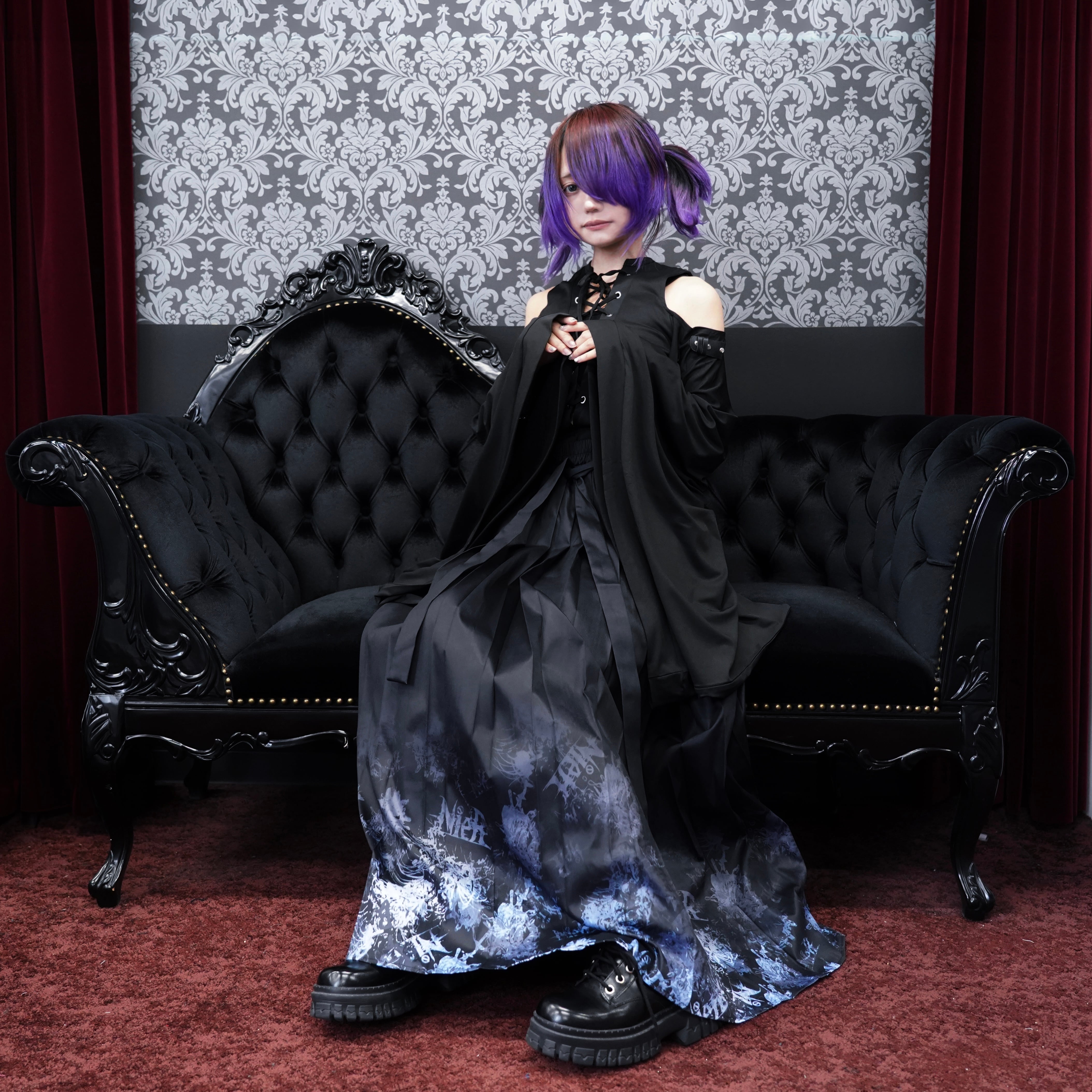 蒼彼岸花―袴風ユニセックススカート【両サイドポケット付き】 | NIER