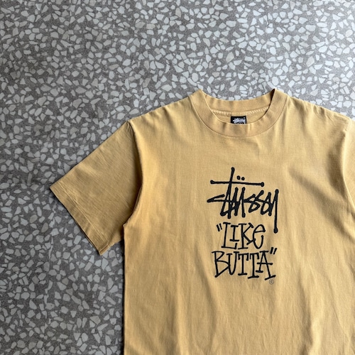 STUSSY / 90’s “LIKE BUTTA” T-shirt size L