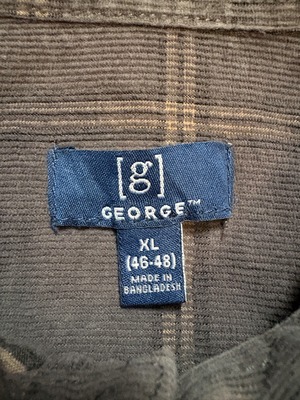 george / corduroy check shirts