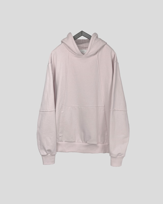 ASKYY / RIB HOODIE / ASH PINK