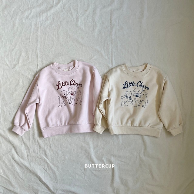 【取寄】buttercup｜little charm mtm｜リトルチャームスウェット｜XS-XL｜kids｜26 autumn
