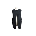 ad long vest (black)