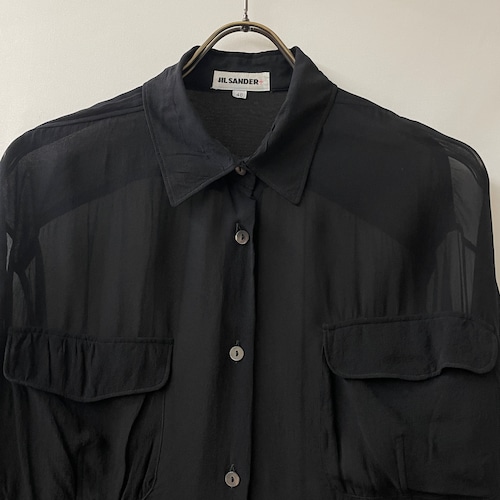 jil sander＋ シースルーシャツ　シアー　ジルサンダー