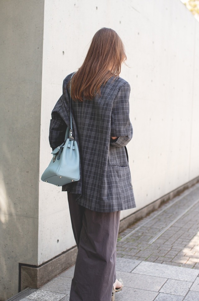(select)2wayチェック柄ジャケット