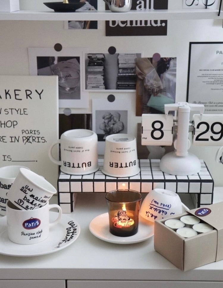 retro tile monitor tray 6colors / レトロ タイル モニター台 トレー