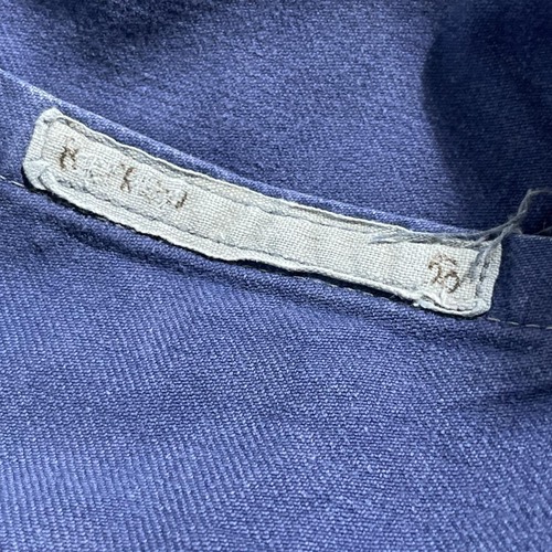 50-60s フランス軍 刺繍タグ Metis フレンチワークジャケット 詳細写真2