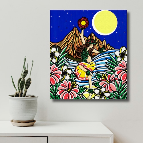 Art Panel F10（Night Hula Girl）