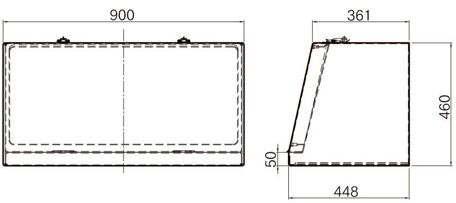 FRP工具箱【FK-900　白】