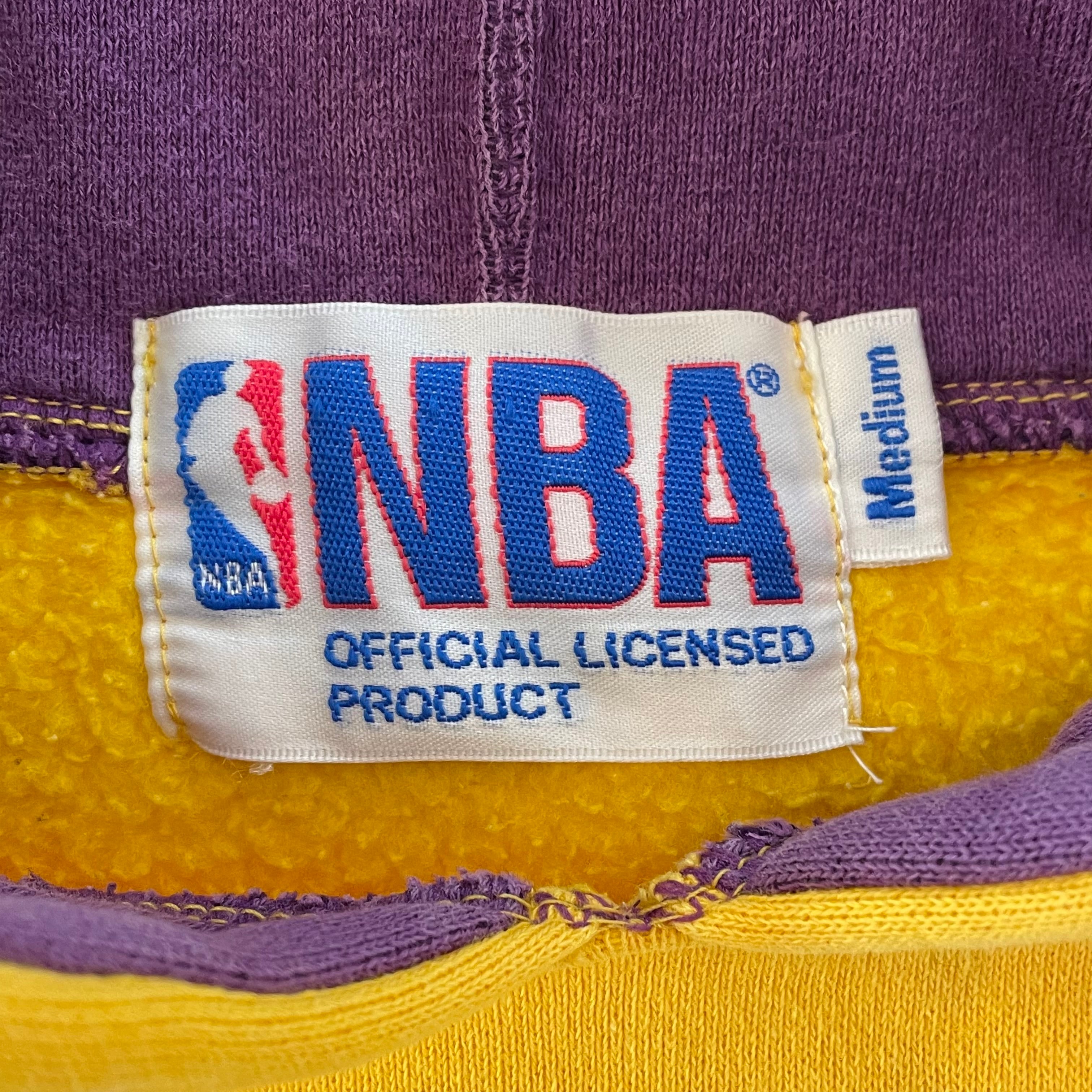 NBA】90s 日本製 希少 レイカーズ Los Angeles Lakers 刺繍ロゴ 
