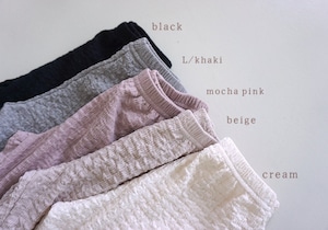 【bloom bebe】ワッシャーコットンドロワーズパンツ クリーム 80〜100cm  240441