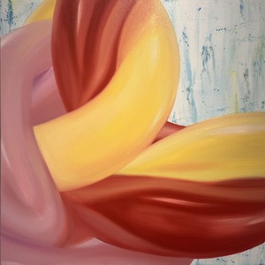 WAKANA “Neighboring Balloon - Metallic Red & Pastel Pink”