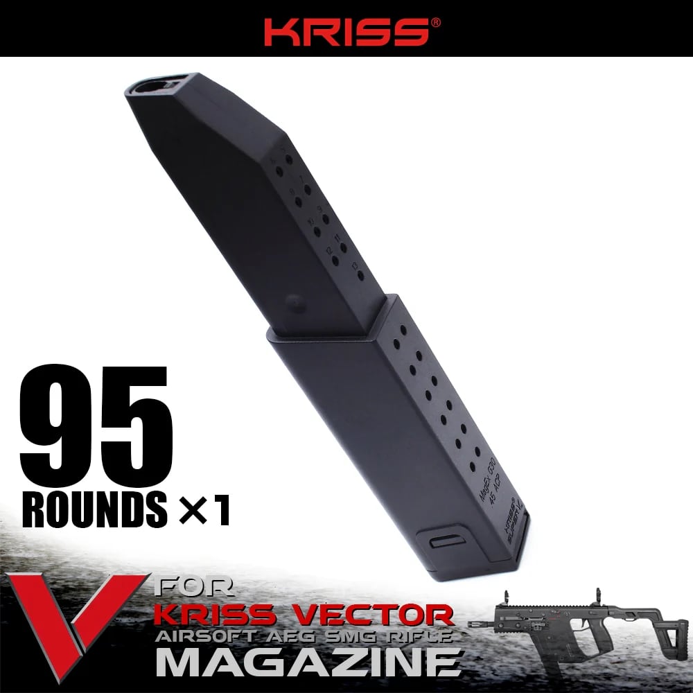 KRYTAC KRISS VECTOR (クリスベクター) 95連 マガジン（※電動ガン用