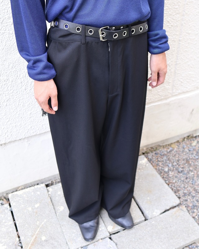【Y's】hip design straight slacks