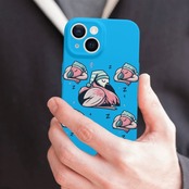 iPhone 14 Phone Case おやすみフラミン 4325