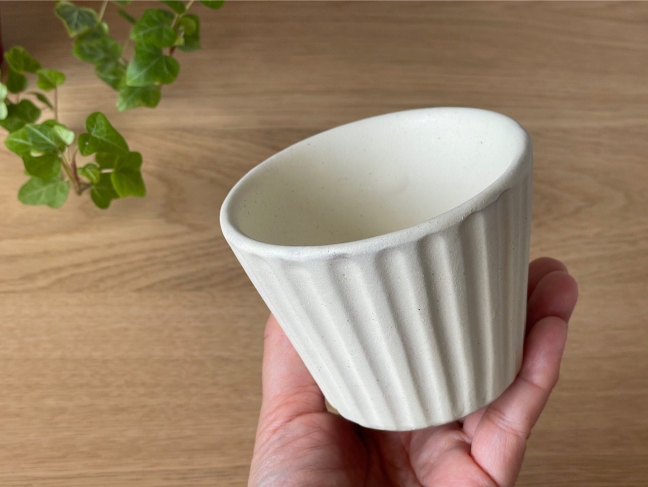 【K様専用ページ】小石原焼　翁明窯元　蕎麦猪口　しのぎ マット 2個セット　[37-480.481]
