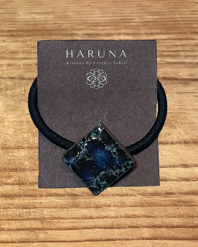 Ceramic Tile hair tie - Mino-Yaki / 陶器ヘアアクセサリー