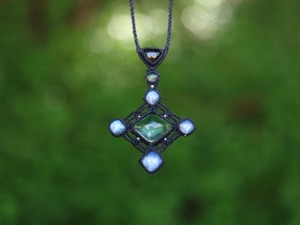 フローライト  Multi stone  ペンダント